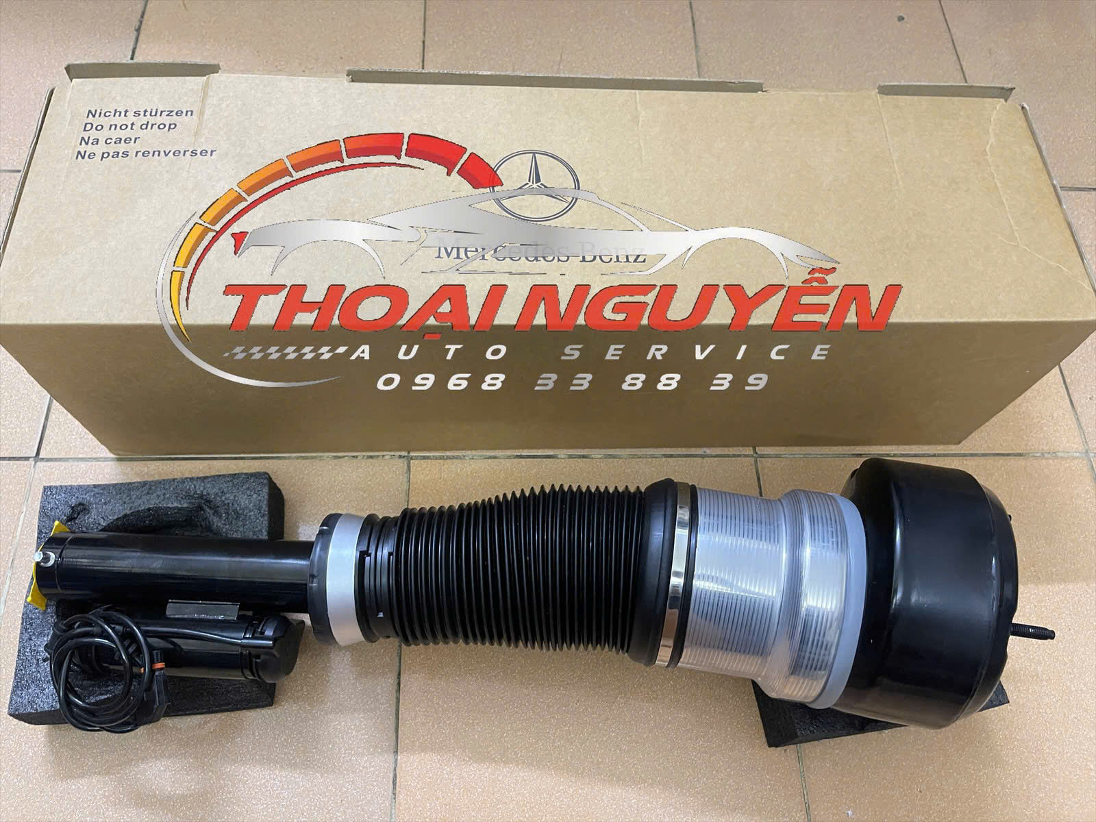 Giảm xóc trước Mercedes S350 S500 S550 W221 mã A2213209313